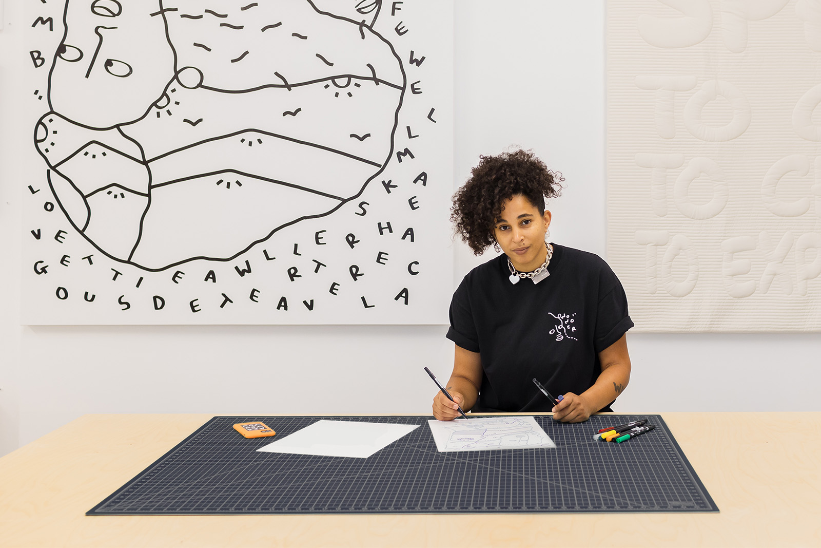 Portrait of Shantell Martin; photo credit Michelle Mosqueda