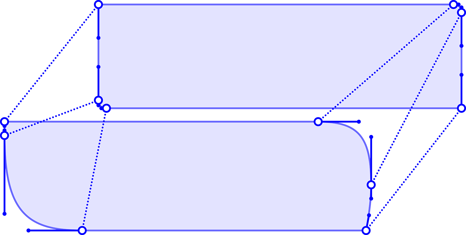 A diagram of the base stroke of Recursive
