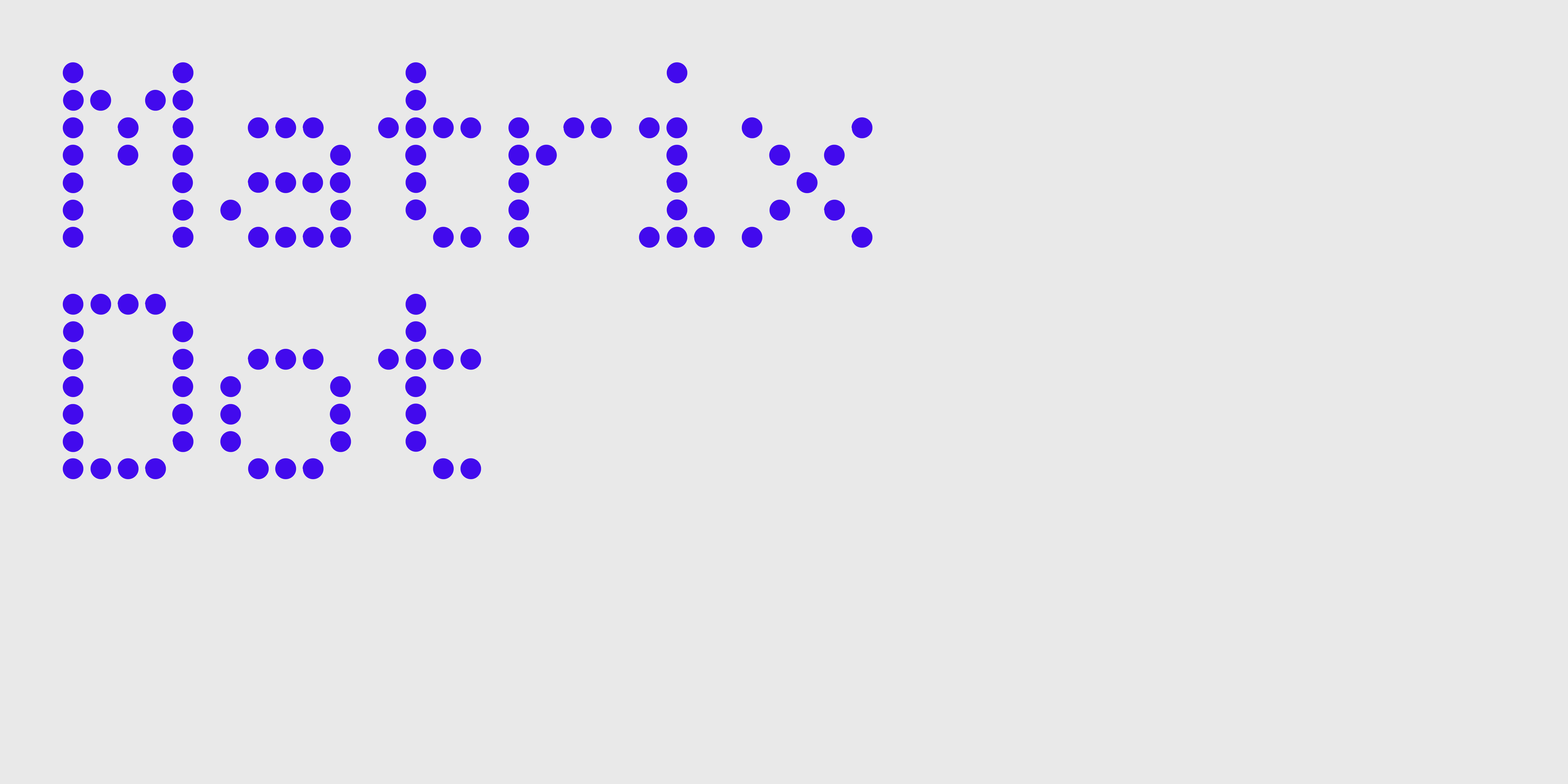 Matrix Text Font Matrix