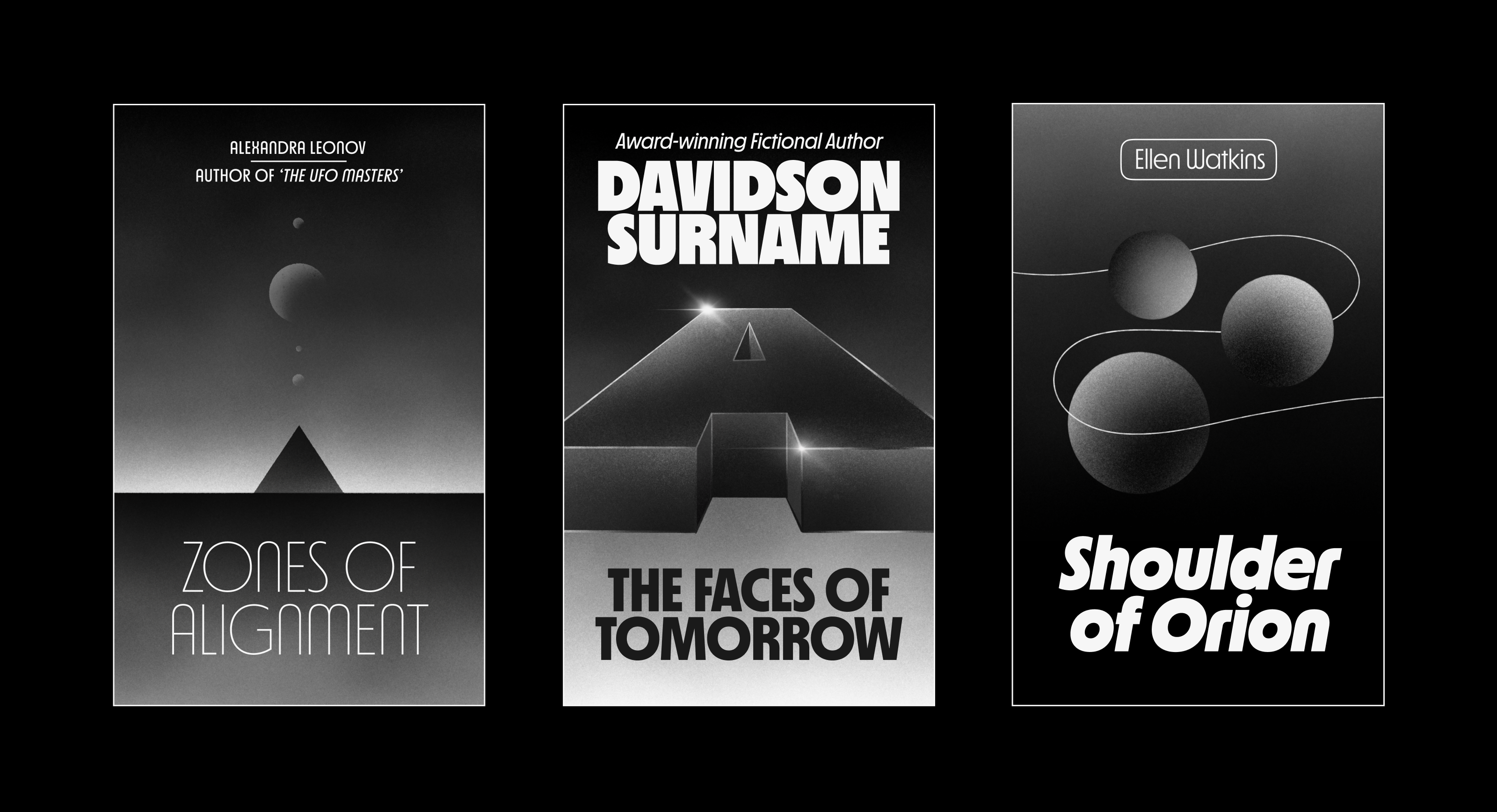 Paperback cover mockups featuring MD Nichrome