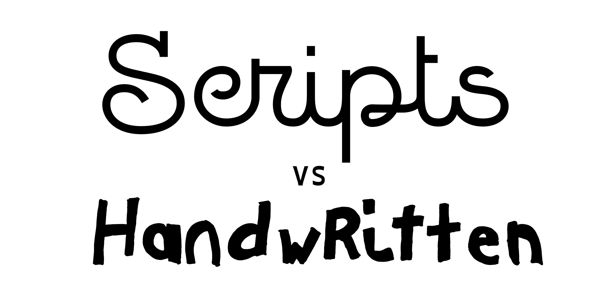 Handwritten Script Fonts