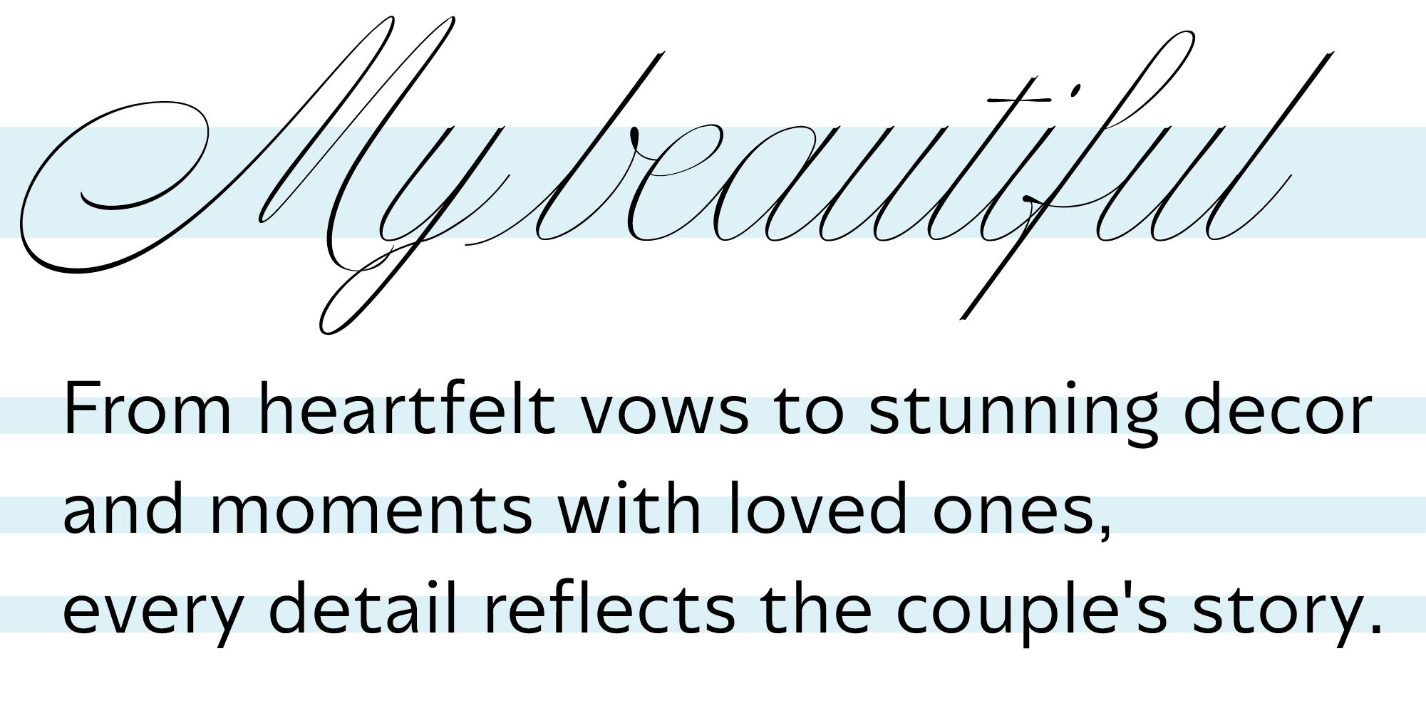 Script and Sans-Serif example