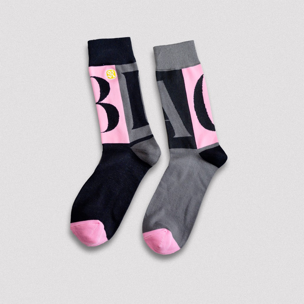 ABCD Socks - Norman Font Design