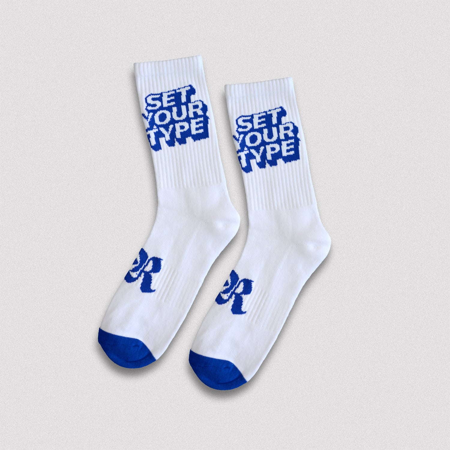 Set Your Type Socks - TotalBlack Font Design