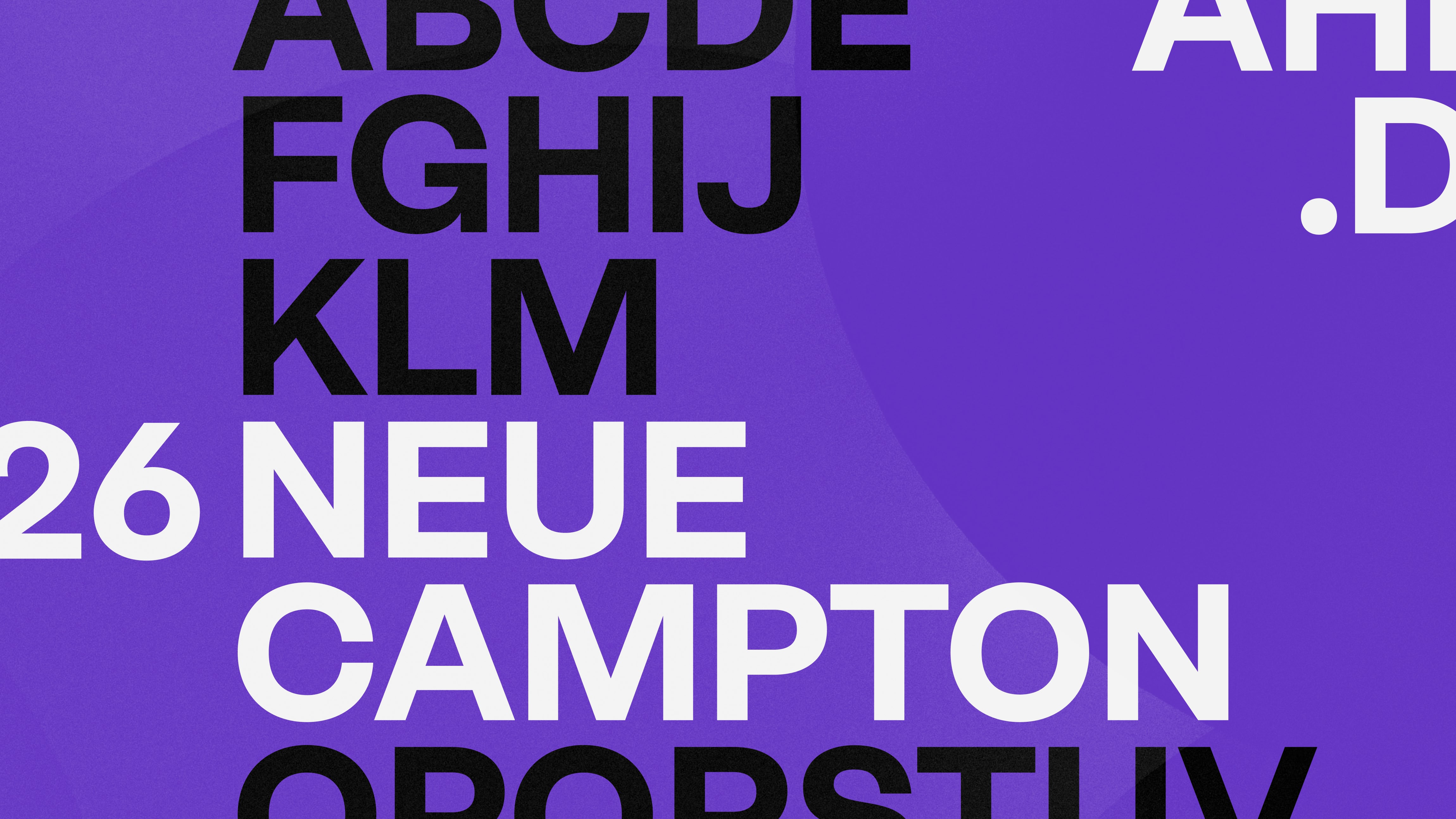 Neue Campton list of styles