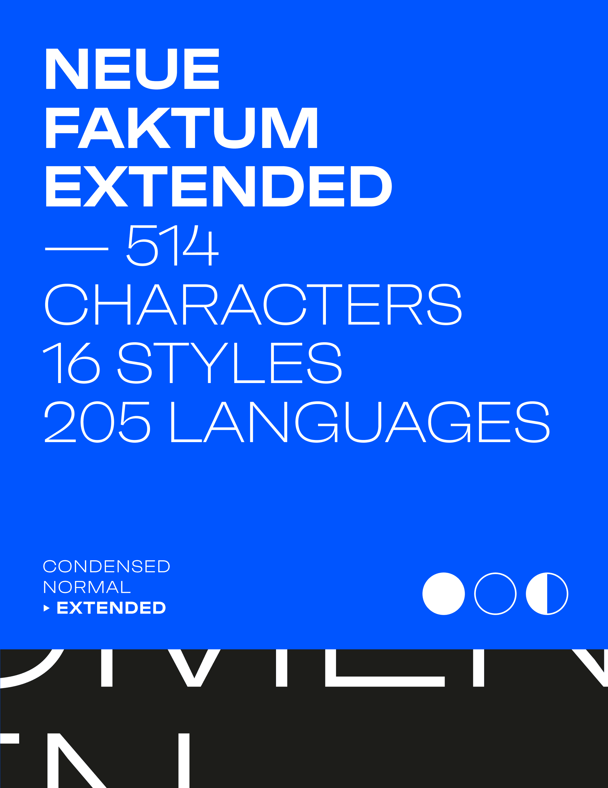 Neue Faktum Extended list of styles