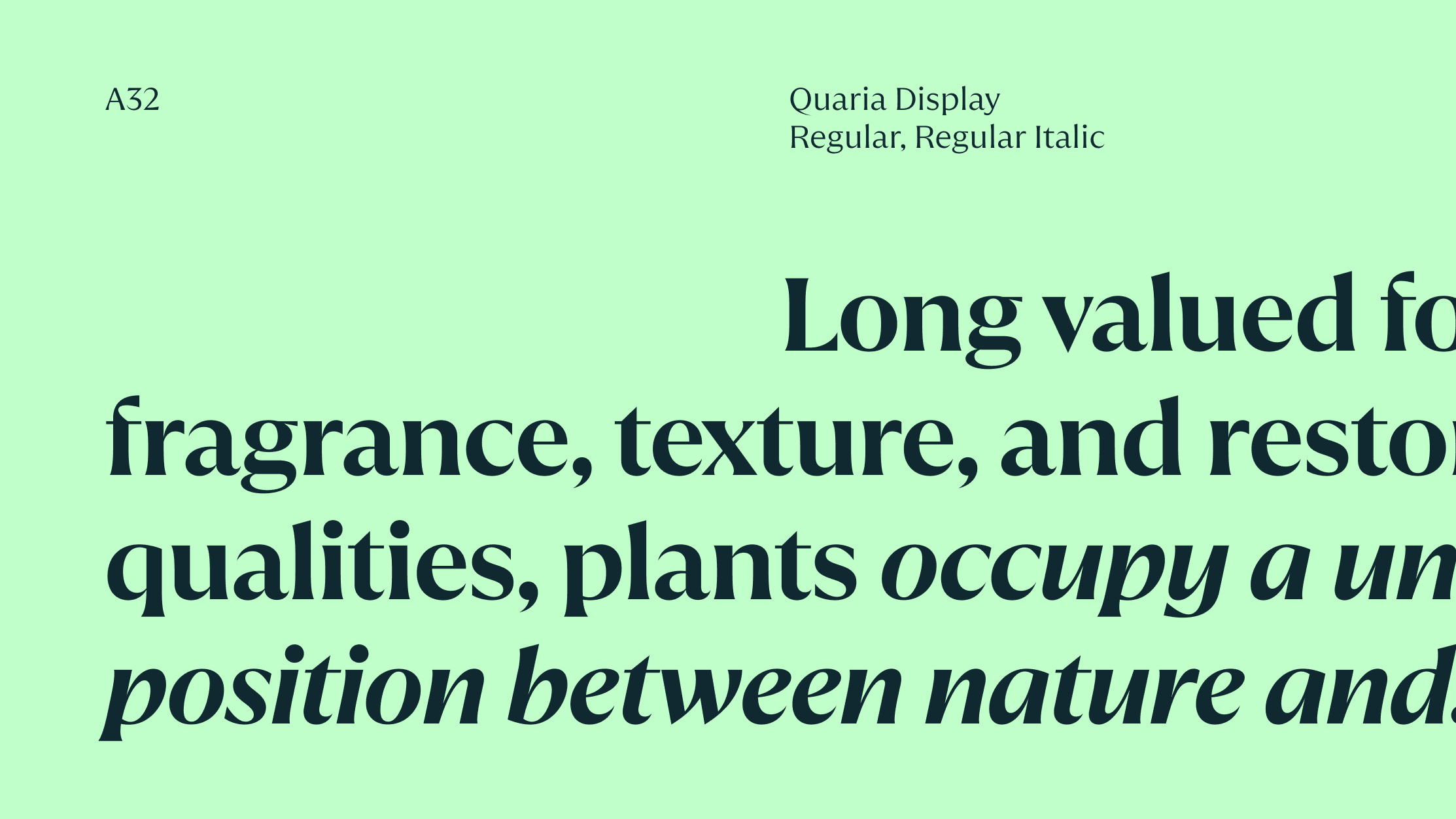 Quaria Display list of styles