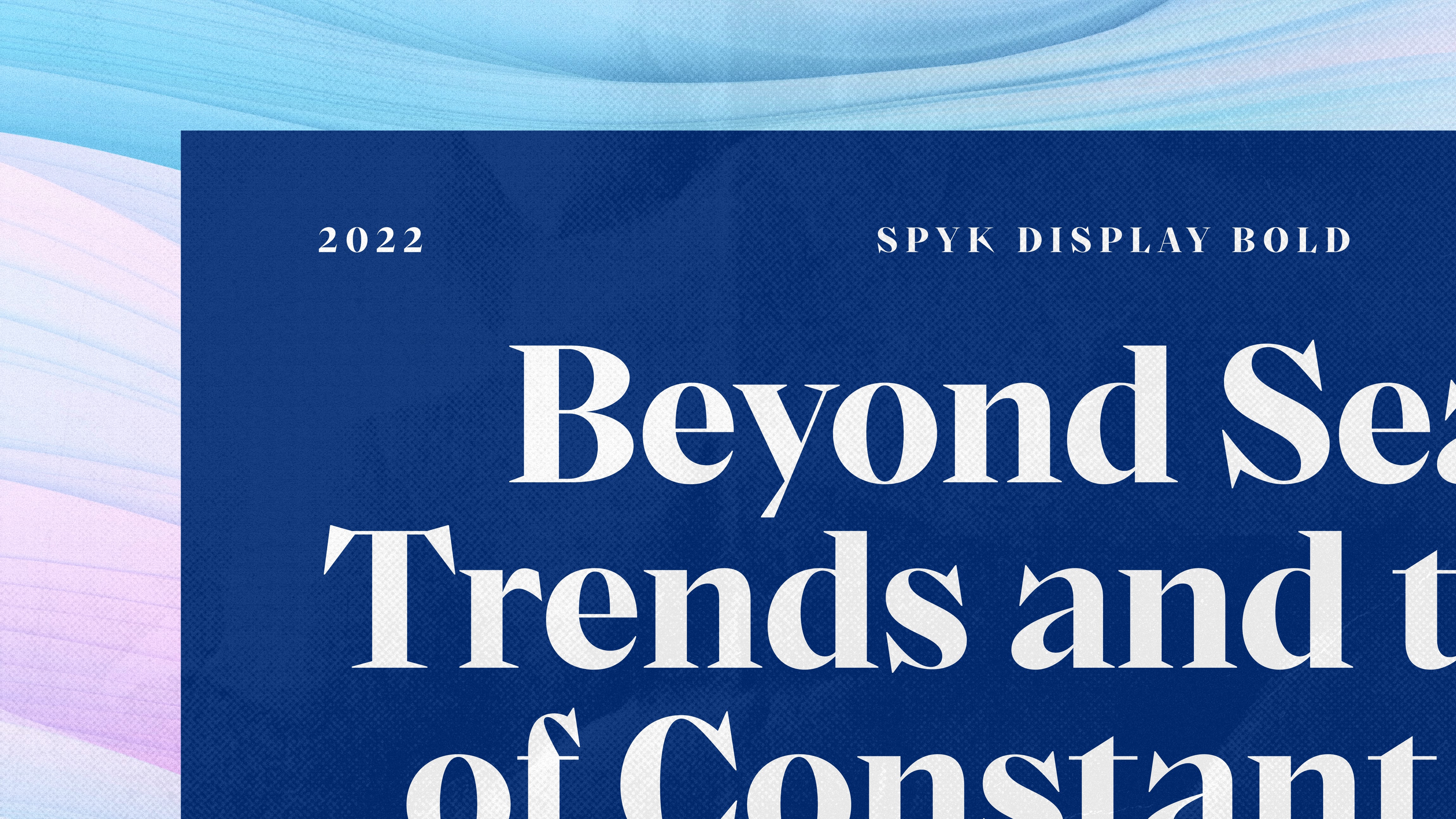 Spyk Display list of styles