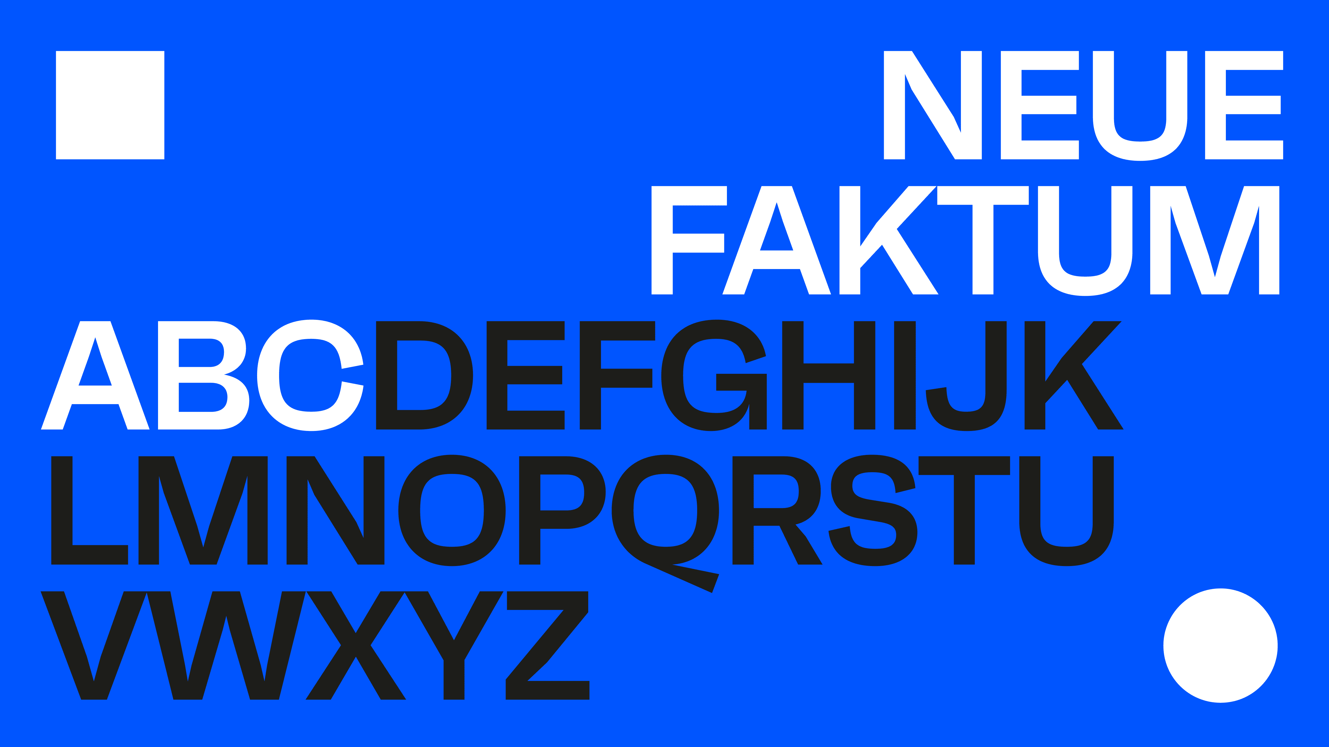 Neue Faktum list of styles
