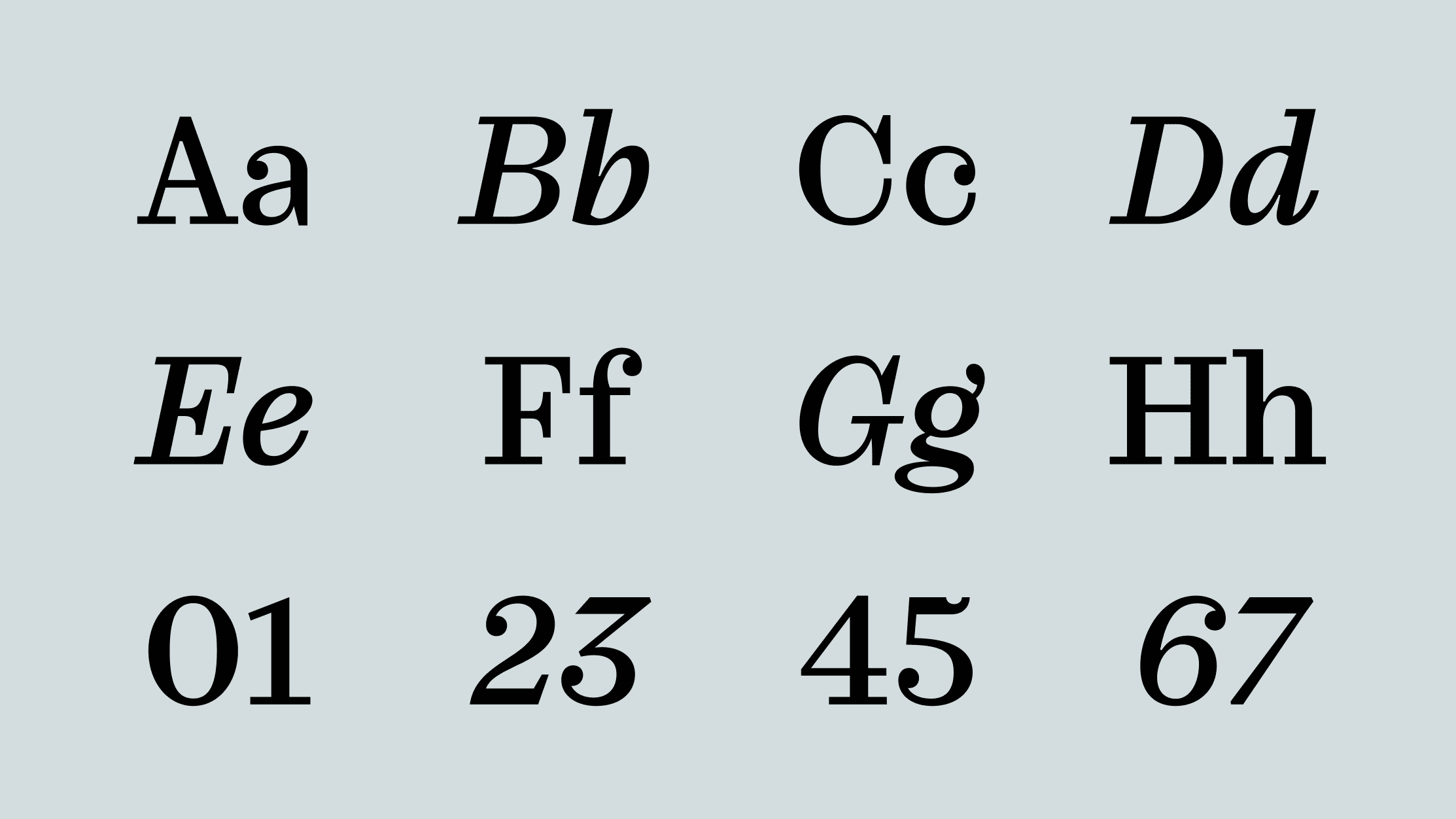 Kreol Text list of styles