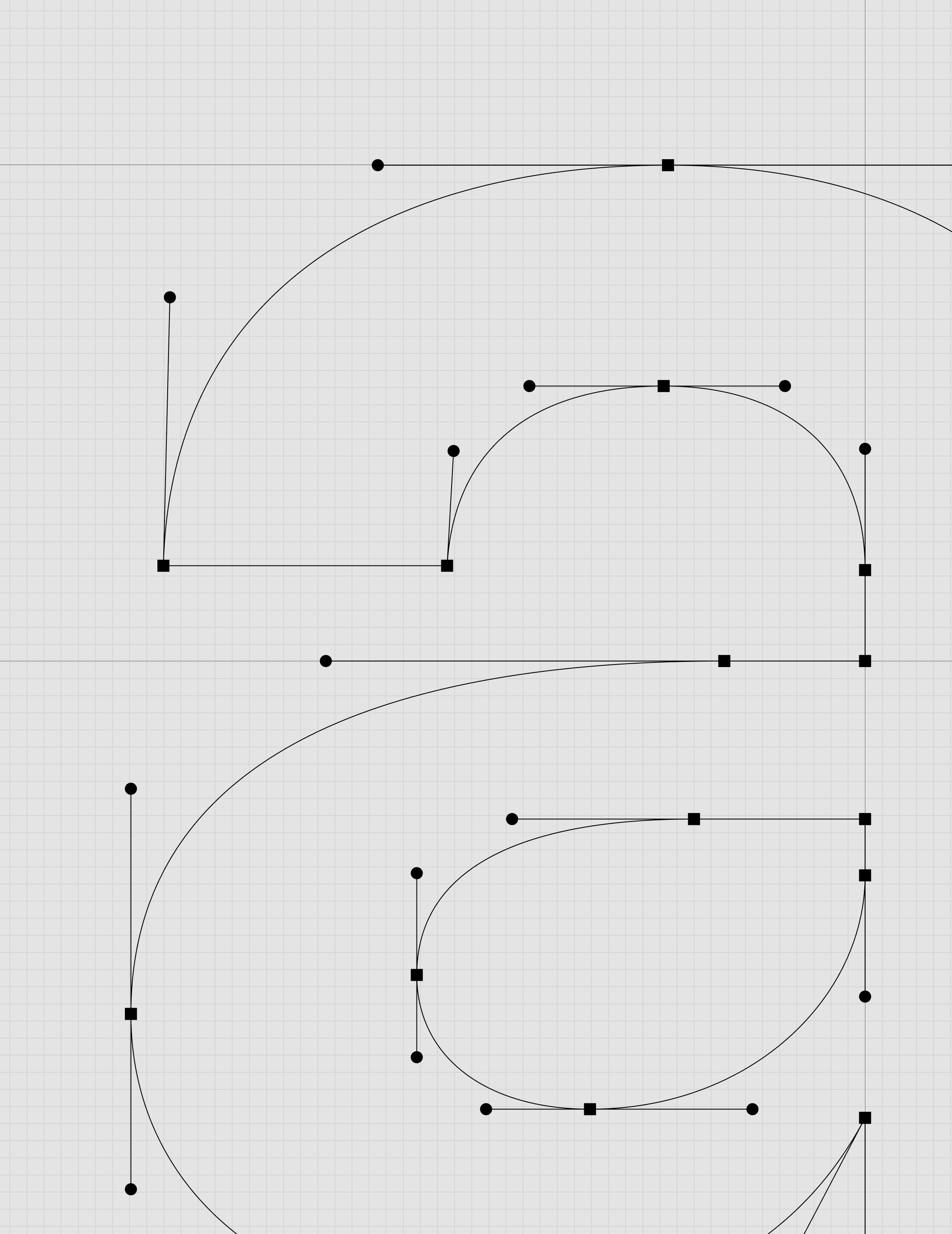 Neue Rational list of styles