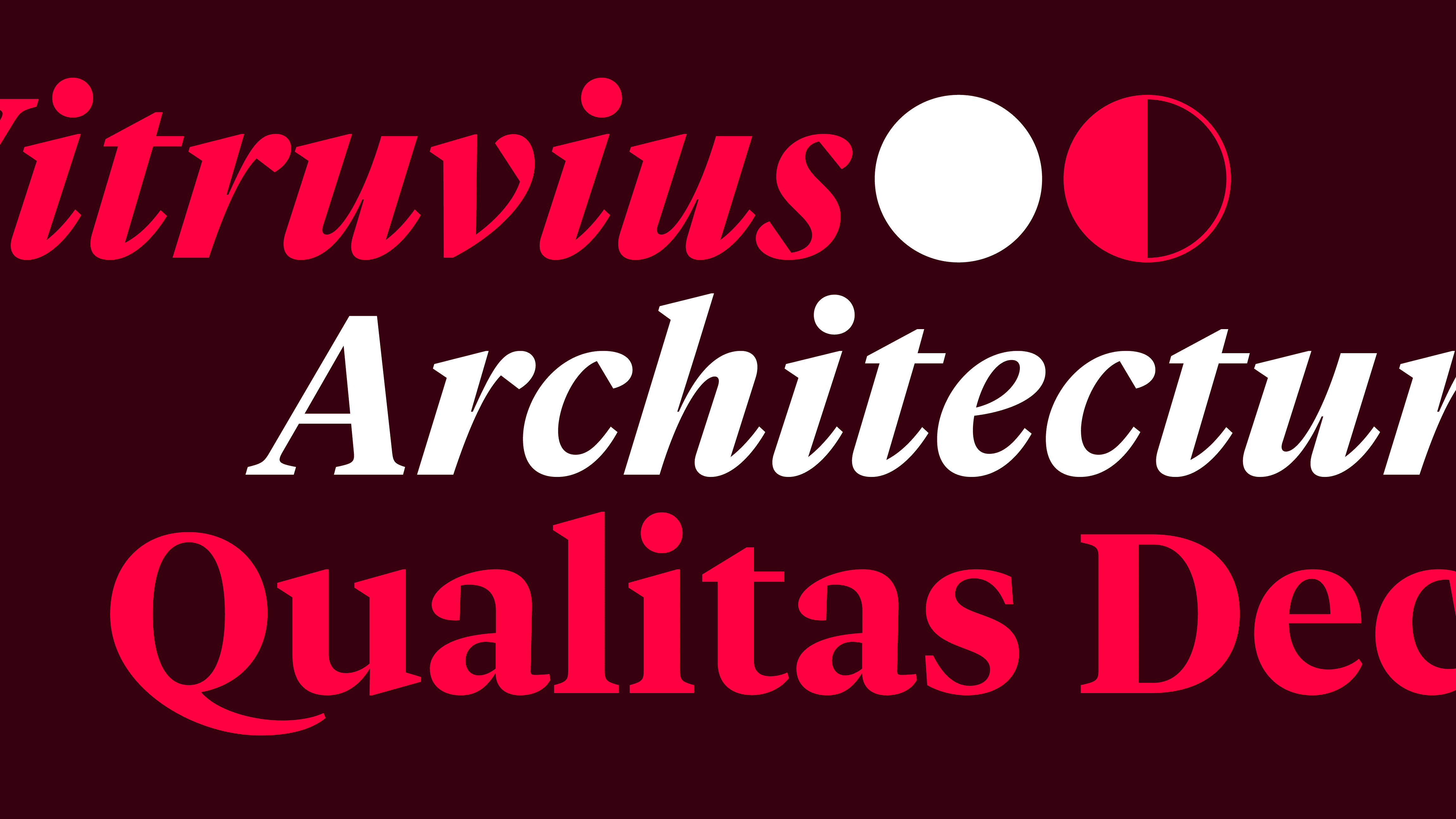 Vitruv Headline list of styles