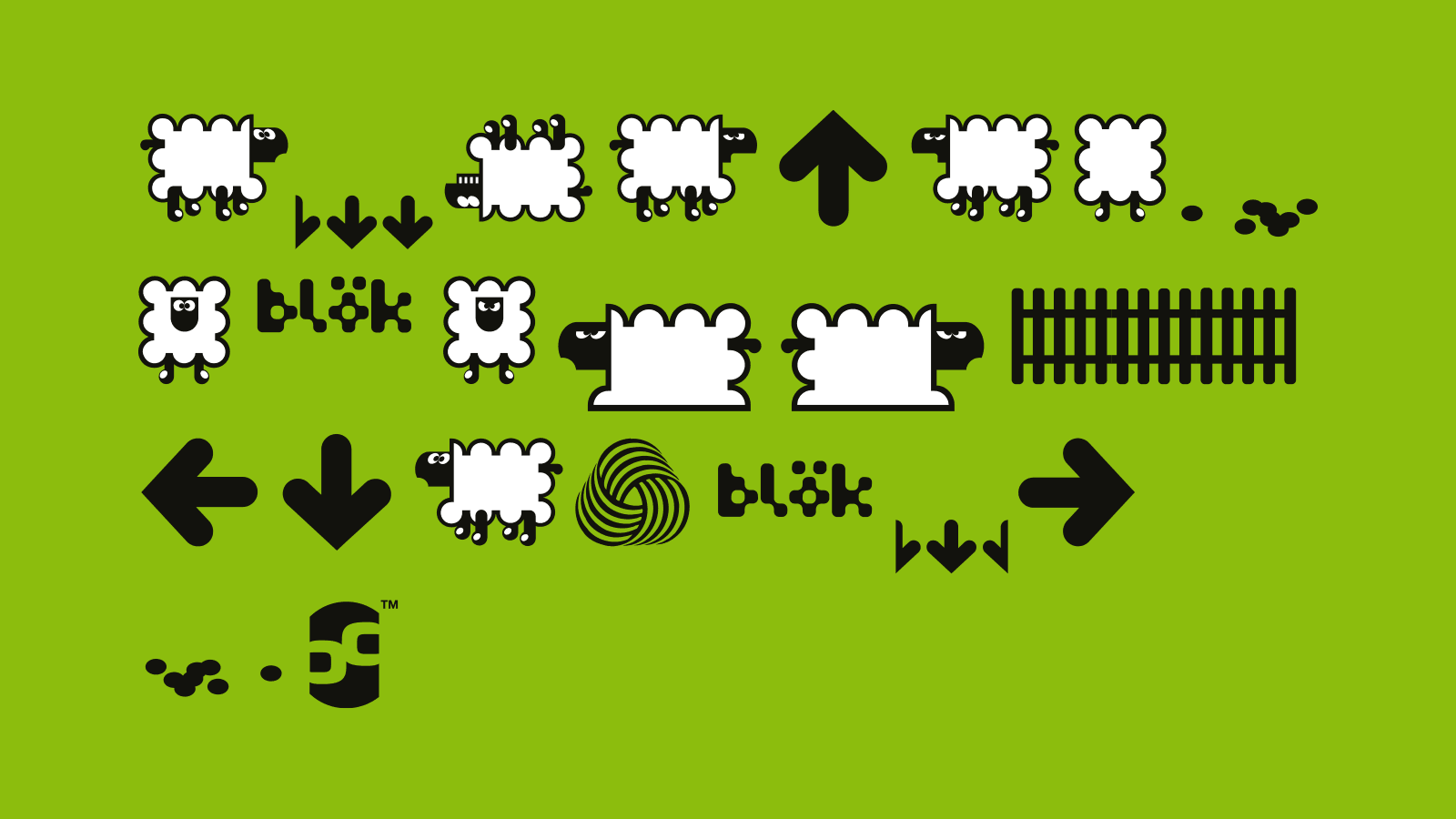 Typeface Sheep Typedifferent - BD Flossy