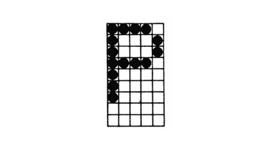 6x9 grid of the Epson FX-85