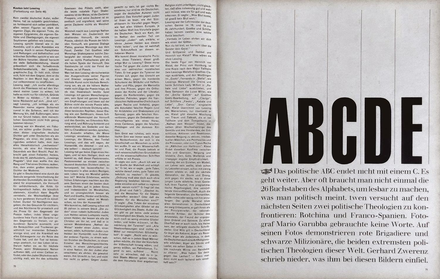 Willy Fleckhaus’ Twen magazine